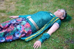 Lembachhaus Walking Ritual: lying on the grass